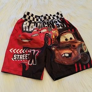 Disney Pixar Cars Lightning and Mater Swim Trunks